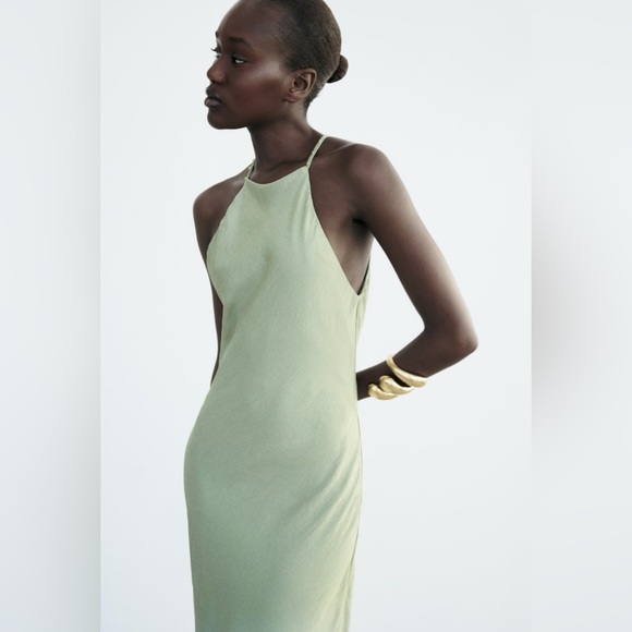 ZARA Satin Dress - Picture 3 of 11